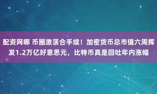 配资网哪 币圈激荡合手续！加密货币总市值六周挥发1.2万亿好意思元，比特币真是回吐年内涨幅