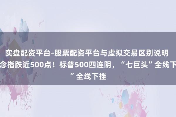 实盘配资平台-股票配资平台与虚拟交易区别说明 说念指跌近500点！标普500四连阴，“七巨头”全线下挫