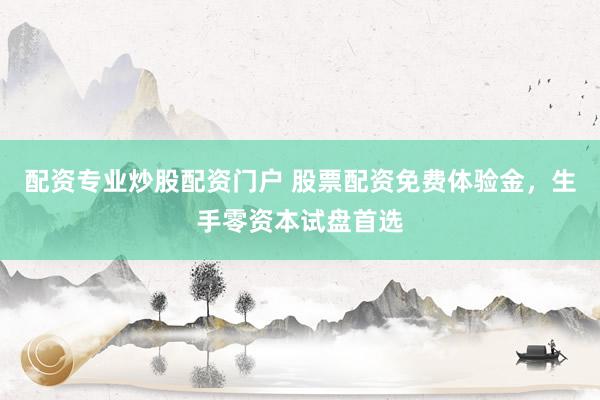 配资专业炒股配资门户 股票配资免费体验金，生手零资本试盘首选